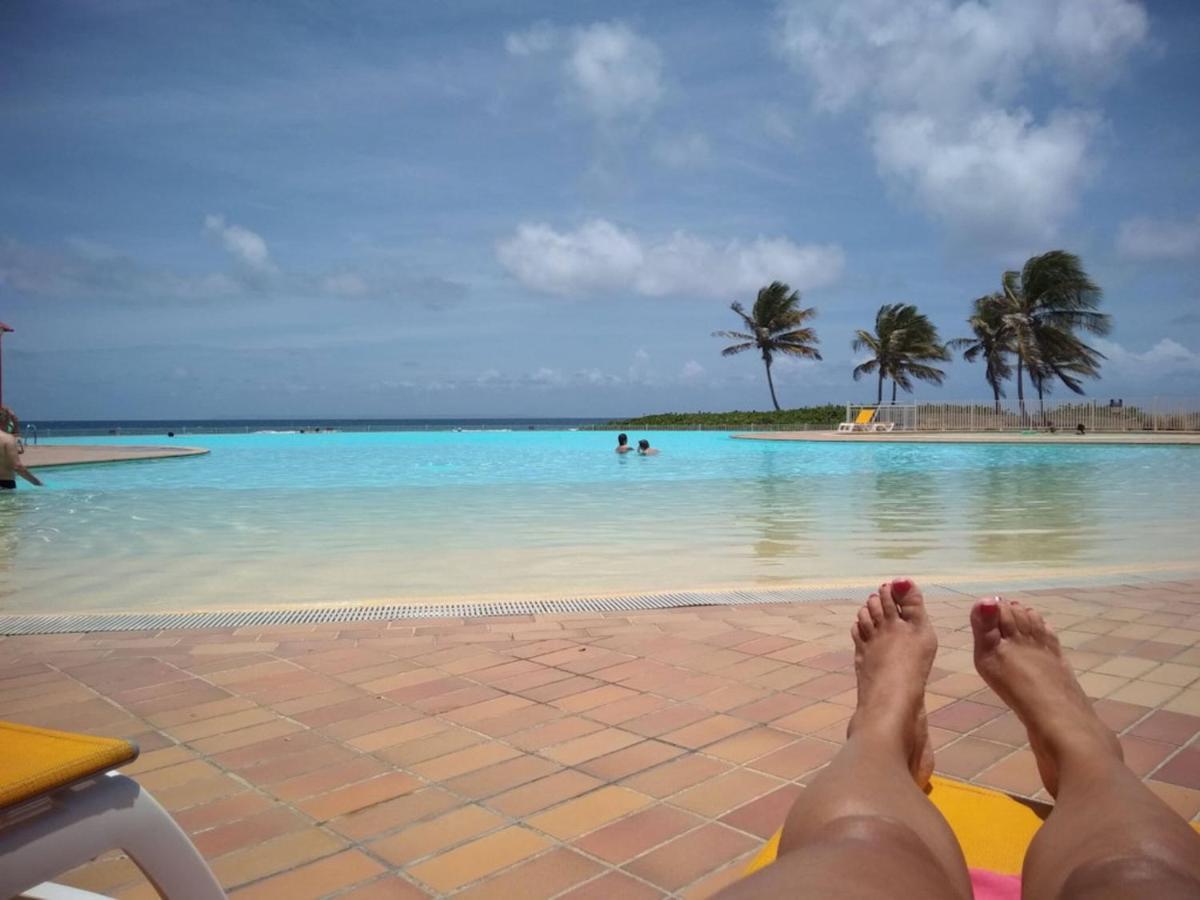 Appartamento Escapades Ensoleillees - Saint-Francois - Front De Mer Et Piscine Esterno foto